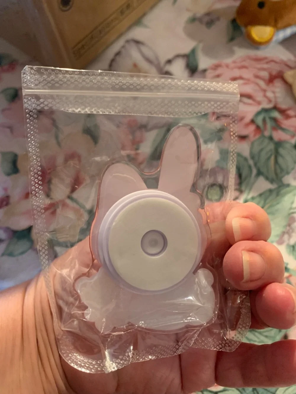 Sanrio My Melody Pink Vinyl Small Cell Phone Holder